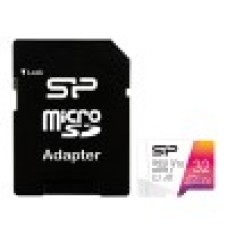 Карта памяти SDHC Silicon Power, SP032GBSTHBV1V20SP, 32GB, Class 10 MemoryCard micro +adapter