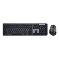 Беспроводной комплект 2E MK440WBGR 110 key BLACK/GREY