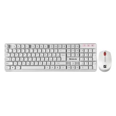 Клавиатура и мышь, USB, Defender Milan C-992 RU, Белый KeyBoard + mouse, wireless, White, (45994)