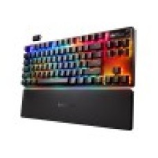Клавиатура, Steelseries, Pro TKL WL Gen 3 US, 64740, Игровая, Механические клавиши, USB, Подсветка RGB, Размер: 129*355*42 мм., Анг/Рус, Чёрный