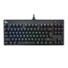 Клавиатура USB, Logitech G Pro [920-009393], Черный KeyBoard GX Blue Switch, ruslat, 1.8m cable, black