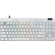LOGITECH G PRO X TKL RAPID Gaming Keyboard - WHITE - US INT'L - USB - EMEA28i-935 - LINEAR