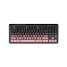 Клавиатура, Ajazz, AK870/PLUS/Dream/Pink, AK870 PLUS, Игровая, Механическая, TKL, Dream Weaving Switches, USB, 2,4 ГГц, Bluetooth, Подсветка RGB, Размер: 370 x 148 x 21 мм., Анг/Рус, Розовый