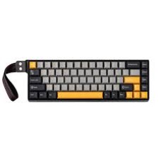 Клавиатура AULA WIN68, Magnetic, Gray Wood switch, 68 keys EN/RU, wired, Black-Grey-Yellow