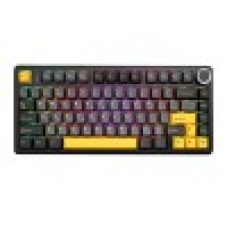 Клавиатура Bluetooth, Aula F75, Чёрный-темносиний-оранжевый KeyBoard BT/­wireless/­Type C, mechanical, black-dark-blue-orange