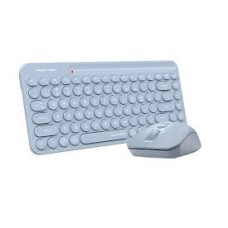 Клавиатура+мышь беспроводная A4tech Fstyler FG3200 Air 2 Blue