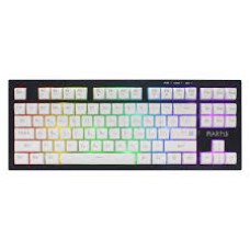 Клавиатура USB, Defender  Harpie GK-401 RU, Белый-Черный, (45401) KeyBoard White-Black