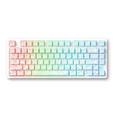 Клавиатура MCHOSE Jet 75 E-sport, White Topographic, Kailh Magnetic God Switch, 80keys, EN, Wired
