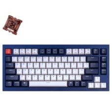 Клавиатура Keychron Q1-O3 Blue Knob Brown Switch RGB Hot-Swap Gateron G pro Mechanical