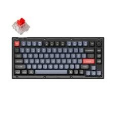 Клавиатура Keychron V1-C1 Frosted Black Knob Red Switch RGB Hot-Swap Keychron K pro Mechanical