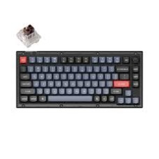 Клавиатура Keychron V1-C3 Frosted Black Knob Brown Switch RGB Hot-Swap Keychron K pro Mechanical