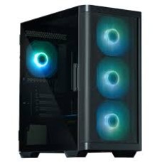Корпус Zalman M4, без БП, 2xUSB3.0, 1xUSB2.0, 4x120мм ARGB, VGA 320мм, LCS ready, TG Side Window, mATX, чёрный