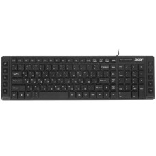 Клавиатура USB, Acer OKW010, Черный KeyBoard 105+10 buttons, rus/­lat, black