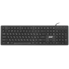 Клавиатура USB, Acer OKW020, Черный KeyBoard 104 buttons, rus/­lat, black