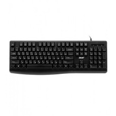 Клавиатура USB, Acer OKW301, Черный KeyBoard 104 buttons, rus/­lat, Black