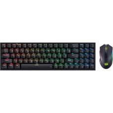 Клавиатура и мышь, USB,  Redragon S136, Черный KeyBoard + mouse, BT/­2.4G, Black (72158)