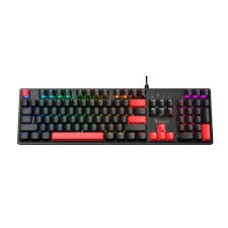 Клавиатура Bloody S510R-Pudding Black, Mechanical RED SW, RGB, Anti-Ghosting, Multimedia, USB