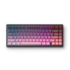 Клавиатура MCHOSE G75 PRO, Black Pink, Matcha Latte Switch V2, 80keys, EN, 8000mAh, Wireless