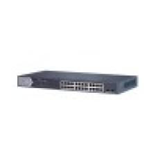 Коммутатор, Hikvision, DS-3E1526P-SI, Управляемый L2, 24 x Gigabit RJ45, РоЕ 802.3af/at 370W, 2 x SFP, Стоечный, Long Range Ports 1 to 24: up to 300 m.