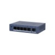 Коммутатор, Dahua, DH-S3006-4ET-36, Неуправляемы 6-портовый, 4 RJ-45 10/100 Mbps (PoE), 2 RJ-45 10/100 Mbps (Uplink)Рабочая температура. от –10°C до +55°C, 115.5 mm 84.3 mm 27 mm