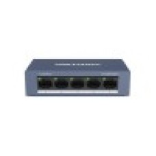 Коммутатор, Hikvision, DS-3E0105-O, Неуправляемый, 5 x 10/100 Mbps RJ45, Настольный, Switching Capacity 1 Gbps