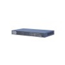 Коммутатор, Hikvision, DS-3E0518P-E/M, Неуправляемый, 16 x Gigabit RJ45, РоЕ 802.3af/at 125W, 2 x SFP, Стоечный, Металл