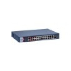Коммутатор, Hikvision, DS-3E1326P-EI/M, Управляемый L2, 24 x 10/100 Mbps , РоЕ 802.3af/at 230W, 1 x Gigabit RJ45, 1 x SFP, Стоечный, Long Range Ports 1 to 24: up to 300 m.
