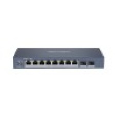 Коммутатор, Hikvision, DS-3E1510P-EI, Управляемый L2, 8 x Gigabit RJ45, РоЕ 802.3af/at 110W, 2 x Gigabit RJ45, Настольный, Long Range Ports 1 to 8: up to 300 m.