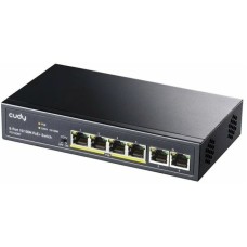 Коммутатор PoE+ 6-портовый CUDY FS1006P <6-Port 10/100M PoE+ Switch 60W>