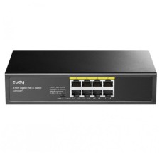 Коммутатор PoE+ GbE 8-портовый CUDY GS1008PT <8-Port Gigabit PoE+ Switch 120W>