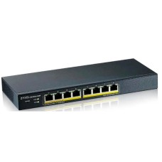 Smart L2 Gigabit PoE Switch Zyxel GS1900-8HP, 8xRJ-45: 1G PoE+, 70W PoE budget, desktop, fanless