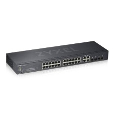 Smart L2 Gigabit Switch Zyxel NebulaFlex GS1920-24v2, 24xRJ-45: 1G, 4xCombo (SFP/RJ-45), rack 19