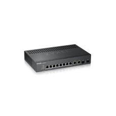 L2 Gigabit PoE Switch Zyxel NebulaFlex Pro GS2220-10HP, 8xRJ-45: 1G PoE+, 2xCombo (SFP/RJ-45), 180W PoE budget, rack 19