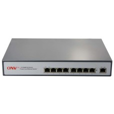 Коммутатор PoE 8-портовый ONV POE31008PN-at