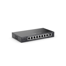 Коммутатор управляемый Reyee RG-ES209GC-P, 8Gb x PoE, 1Gb Uplink, PoE 120W