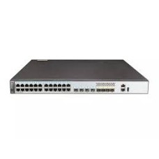 Коммутатор S5720-28X-SI-24S-DC (24 Gig SFP, 8 of which are dual-purpose 10/ 100/ 1000 or SFP, 4 10 Gig SFP+, DC -48V, front access)