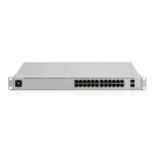 Коммутатор UBIQUITI, USW-24-POE, 16xGbE PoE+, 8xGbE, 2x1G SFP, Layer 2, fanless, 95W