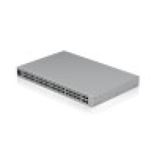 Коммутатор, Ubiquiti, USW-48, Switch, управляемый L2, 48 портов 10/100/1000 Mbps RJ45 PoE, 4 порта SFP, Стоечный
