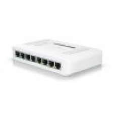 Коммутатор, Ubiquiti, USW-Lite-8-POE, Unifi Switch, Управляемый L2, 4 порта 10/100/1000 Mbps RJ45 PoE+, 802.3af/at, бюджет 52W, 4 порта 10/100/1000 Мбит/с RJ45, Настольный/настенный