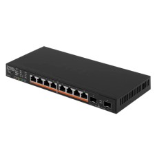 Smart L3 Lite Multi-Gigabit PoE Switch Zyxel NebulaFlex XMG1915-10EP, 8xRJ-45: 1/2.5G PoE++, 2xSFP+, 130W PoE budget, desktop, fanless