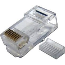 Коннектор RJ45 UTP 8P8C, универсальный, cat.5e, 100 шт.