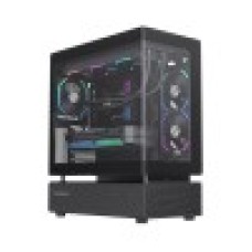 	Компьютерный корпус, Gamemax, N80 BK, 12118000001, Mid Tower, ATX/m-ATX/ITX, USB 3.0*2/ Type-C*1/ HD Audio, 6*120мм ARGB вентиляторы, Высота процессорного кулера 175мм