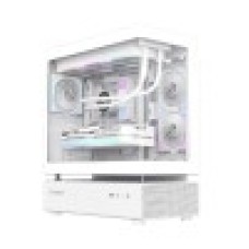 Компьютерный корпус, Gamemax, N80 WH, 12118000002, Mid Tower, ATX/m-ATX/ITX, USB 3.0*2/ Type-C*1/ HD Audio, 6*120мм ARGB вентиляторы, Высота процессорного кулера 175мм