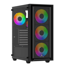 Корпус Wintek Apollo 802-B-M TG, ATX/Micro ATX, USB 1*3.0/2*2.0, HD+Mic, 4*12cm ARGB (контроллер + пульт д/у в комплекте), чёрный