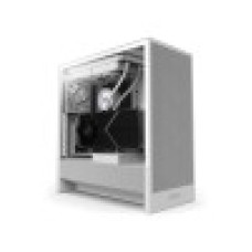 Компьютерный корпус, NZXT, H5 Flow White, CC-H52FW-01, Mid-Tower, E-ATX / ATX / Micro-ATX / Mini-ITX, USB 3.2 Gen. 2*1 Type C*1, Type-A *1, HD Audio/mic, 1*120мм вентилятор