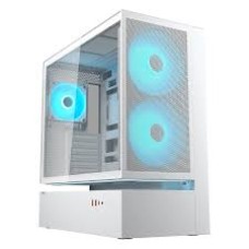 Компьютерный корпус, Cougar, CFV235 WH, E-ATX/CEB/ATX/Micro ATX, USB 1*Type C/2*3.0, 4 Pole Headset Audio, RGB button, Кулер 3*12см ARGB PWM, Высота процессорного кулера до 175 мм