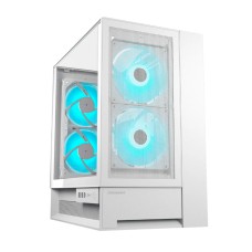 Компьютерный корпус, Cougar, OmnyX White , ATX/Micro ATX/Mini ITX, USB 2 *Type C/4*3.0, 4 Pole Headset Audio, Кулер 4*16см ARGB, Высота процессорного кулера до 170 мм, Длина VGA до 380мм, 2*3.5