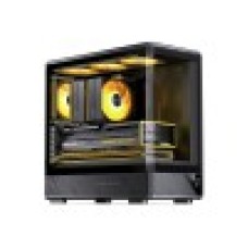 Компьютерный корпус, Jonsbo, D200 Black, D200 Black, Micro-ATX / Mini-ITX, 1*3.5"/1*2.5", Высота кулера до 171 мм, Длина VGA до 410 мм, 437х216х419 мм, Без Б/П, Черный