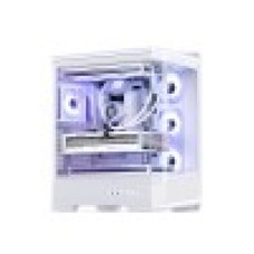 Компьютерный корпус, Jonsbo, D400 White, Mid-Tower, ATX/M-ATX/m-ITX, Type-C*1/USB3.0*2, Audio+Mic, Высота процессорного кулера до 169 мм, Длина VGA до 450 мм, 2*2.5"/1*3,5", Сталь, Пластик, Закаленное стекло, 488*239*514, Без Б/П, Белый