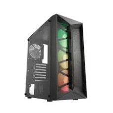Компьютерный корпус FSP CMT211A, Без БП, 1xUSB3.0/2xUSB2.0, 4xFAN120, Tempered Glass, Black, ATX